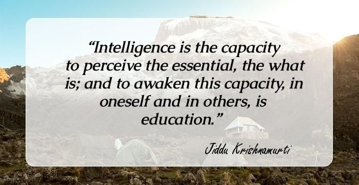 109 Striking Quotes By Jiddu Krishnamurti Author Of Freedom From The ...